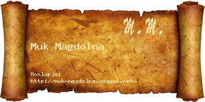 Muk Magdolna névjegykártya